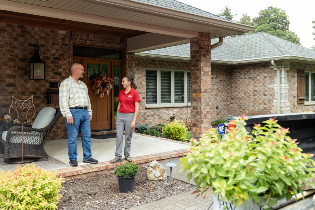 RYAN pro speaking with a customer