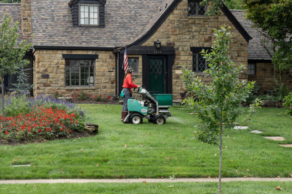 RYAN pro riding across a lawn in Springfield