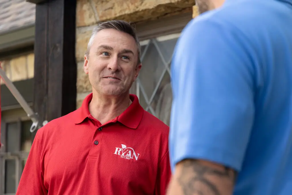 ryan pro talking with a customer