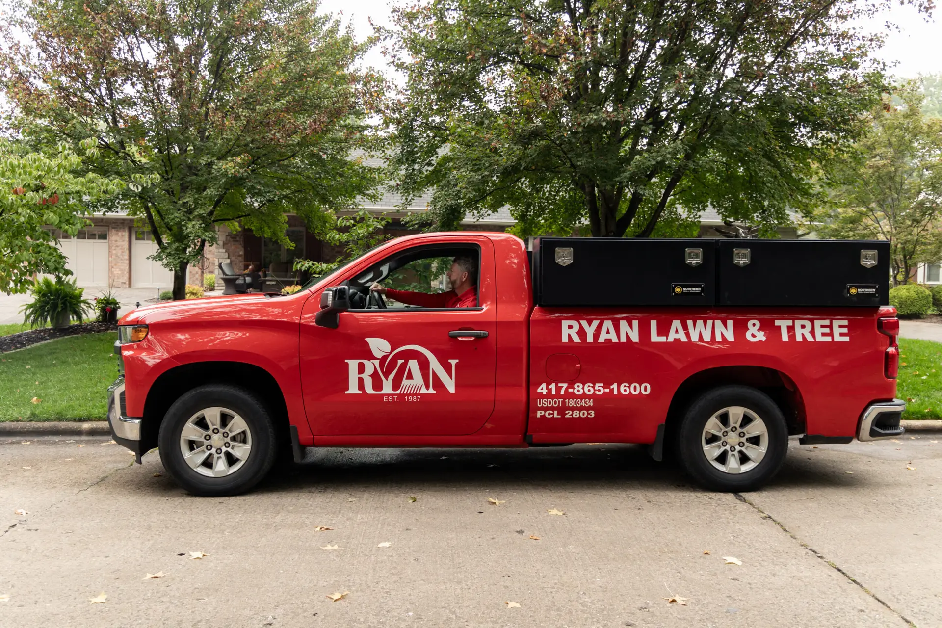 RYAN truck showing up at a house