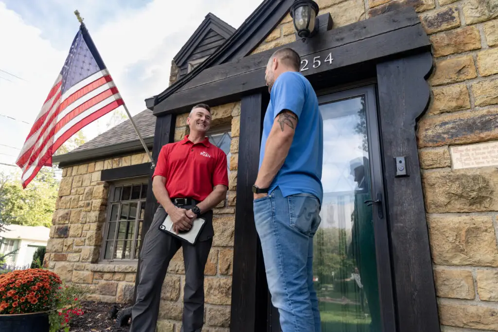 ryan pro talking with a customer